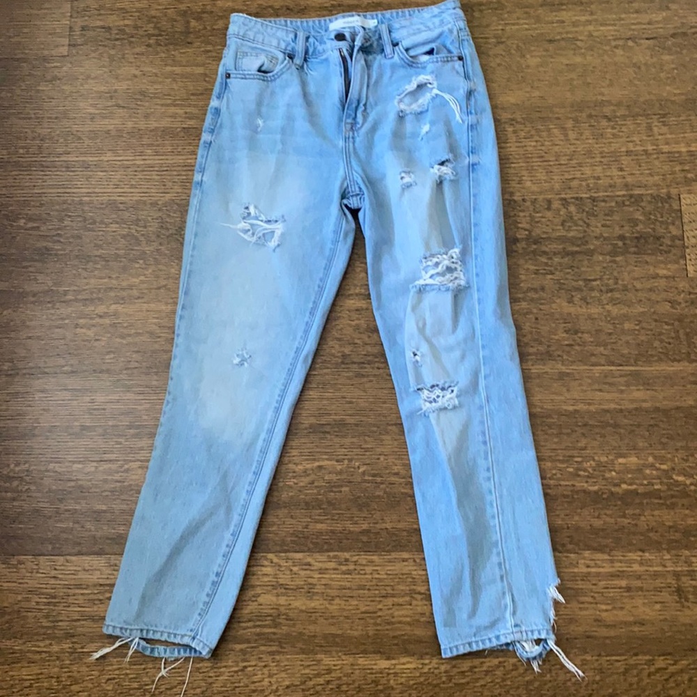 Ripped Boyfriend Jeans